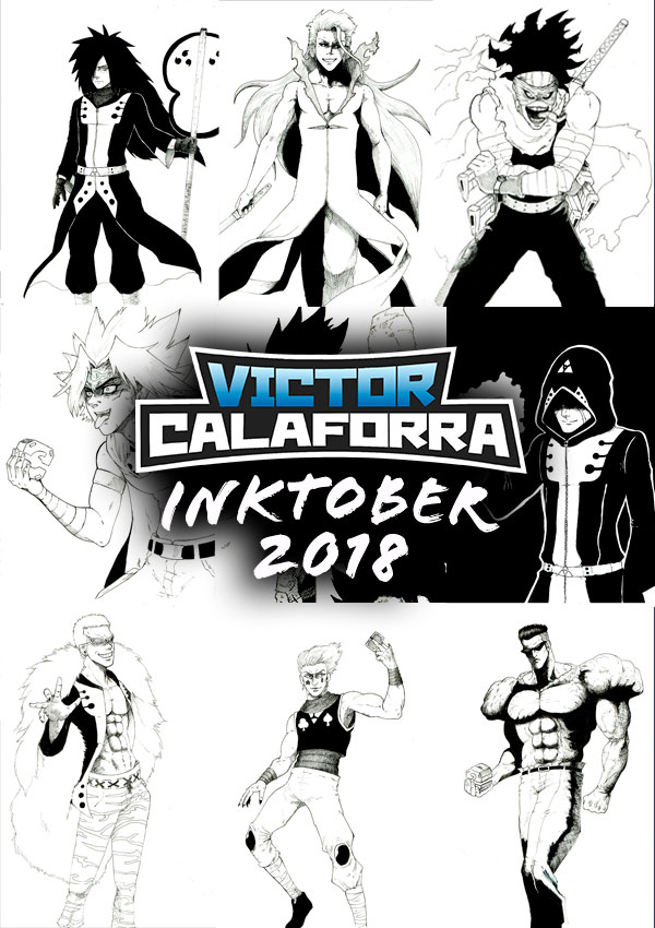 Inktober 2018 Tienda Online Victor Calaforra