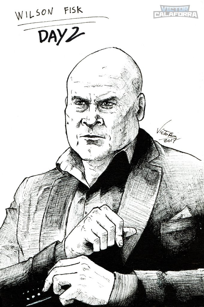 Wilson Fisk Inktober 17